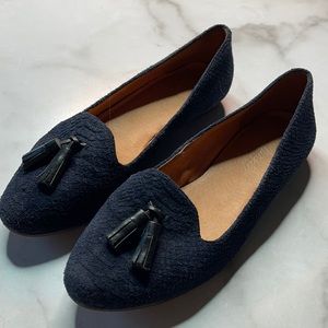 Madewell Black Textured Loafers